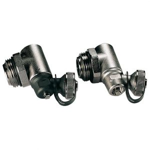 Teu de capat cu robinet de golire pentru distribuitoare 1″x 1/2″