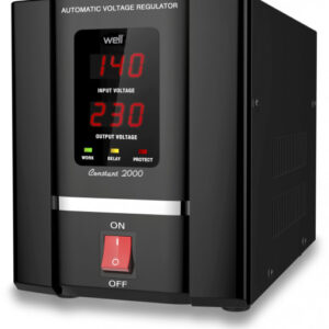 STABILIZATOR AUTOMAT DE TENSIUNE WELL CONSTANT 1000VA CU SERVO MOTOR