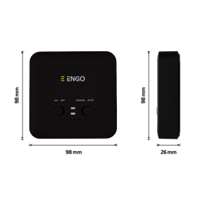 TERMOSTAT DE CAMERA PRIN INTERNET WIFI ALB E20I-B