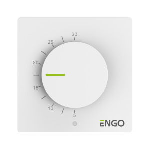 TERMOSTAT DE CAMERA SIMPLU, CU FIR, 230V, ALB, ESIMPLE-230W